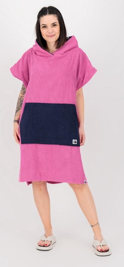 DEPROC Active Poncho Badponcho PARLEE BEACH Badponcho met grote kangoeroezak en binnenzak - Foto 4