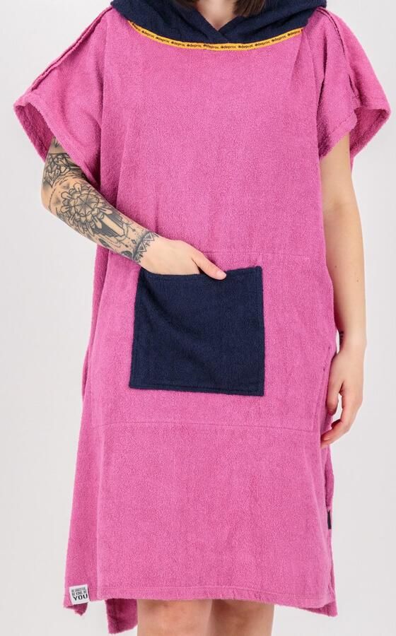 DEPROC Active Poncho Badponcho PARLEE BEACH Badponcho met grote kangoeroezak en binnenzak