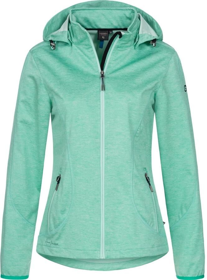 DEPROC Active Softshell-jack JOSEPHIN PEAK WOMEN met afneembare capuchon