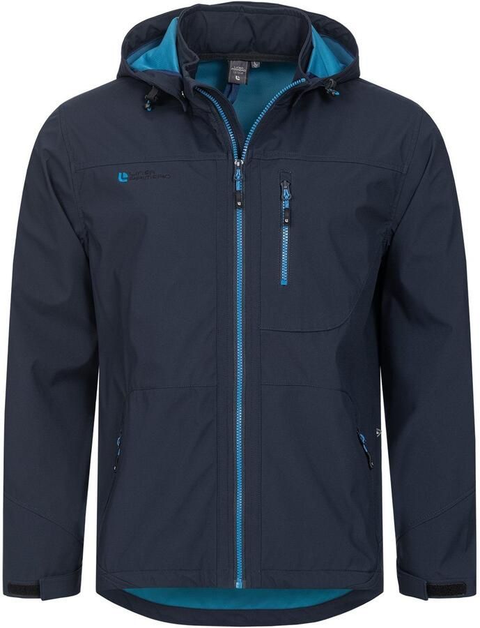 DEPROC Active Softshell-jack LAC SIMARD Men met afneembare capuchon