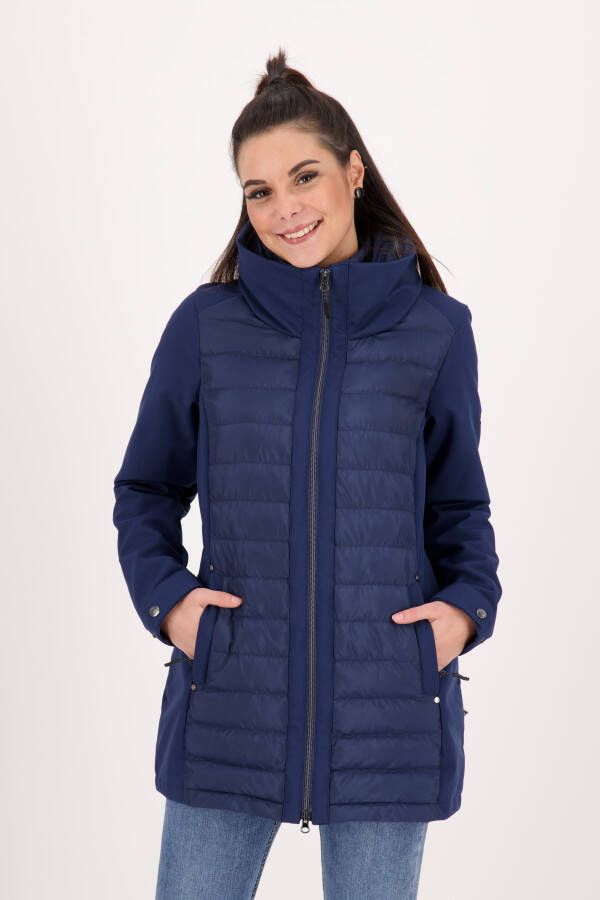 DEPROC Active Doorgestikte jas GILMOUR AIMEE LONG WOMEN