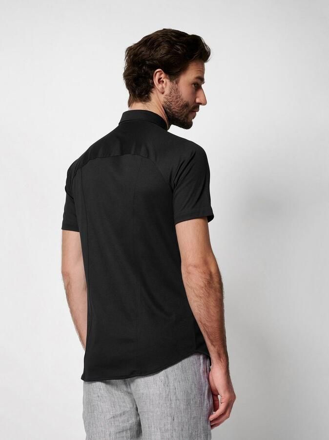 Desoto Overhemd met korte mouwen Casual Modern Button Down half lange mouw