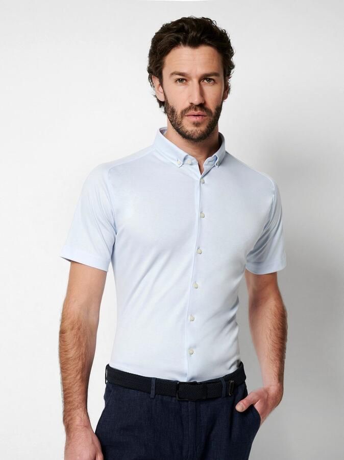 Desoto Overhemd met korte mouwen Casual Modern Button Down half lange mouw - Foto 5