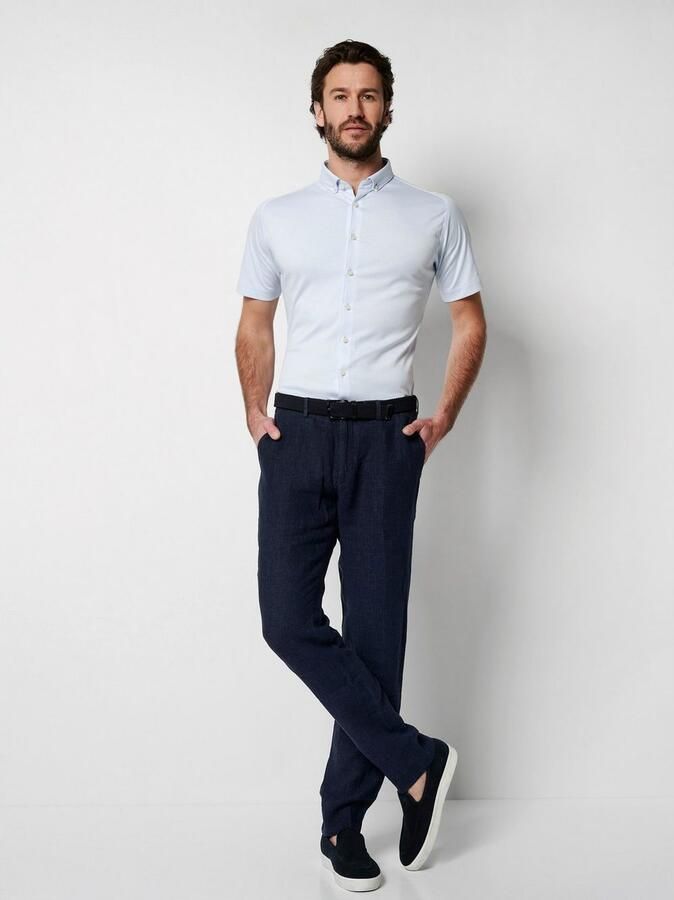 Desoto Overhemd met korte mouwen Casual Modern Button Down half lange mouw - Foto 3