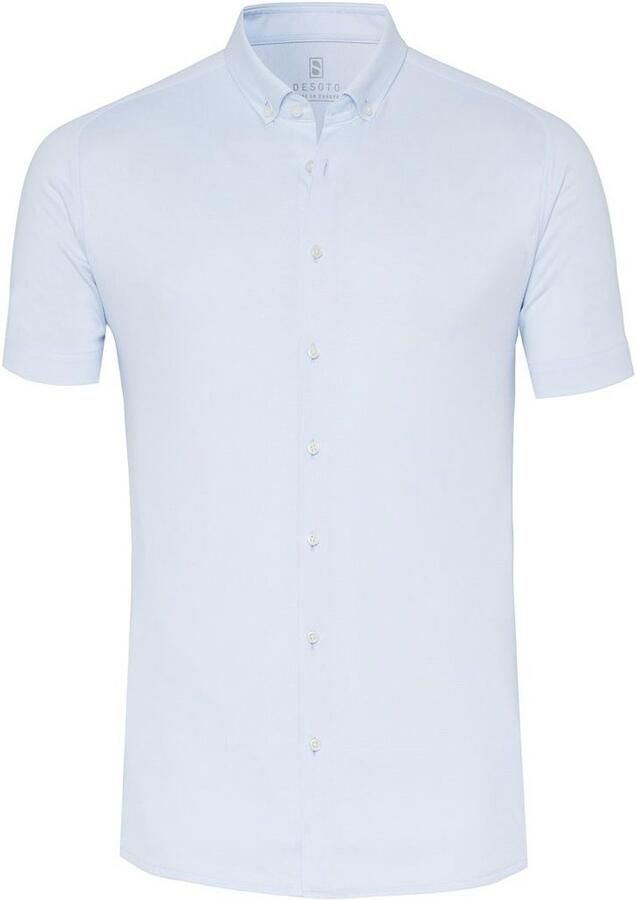 Desoto Overhemd met korte mouwen Casual Modern Button Down half lange mouw - Foto 4