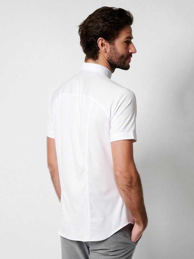 Desoto Overhemd met korte mouwen Casual Modern Button Down half lange mouw