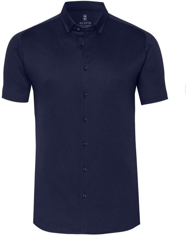 Desoto Overhemd met korte mouwen Casual Modern Button Down half lange mouw