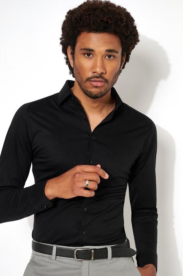 Desoto Overhemd met lange mouwen Casual Kent 1 1 Met een ronde hals - Foto 6