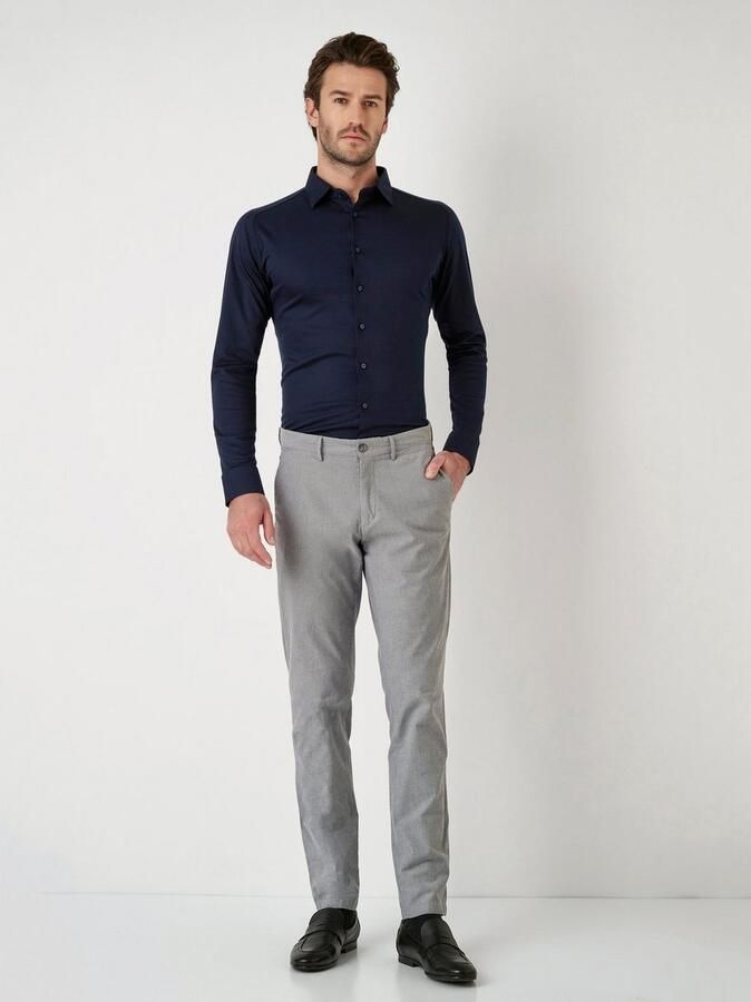 Desoto Overhemd met lange mouwen Casual Kent 1 1 Met een ronde hals - Foto 4