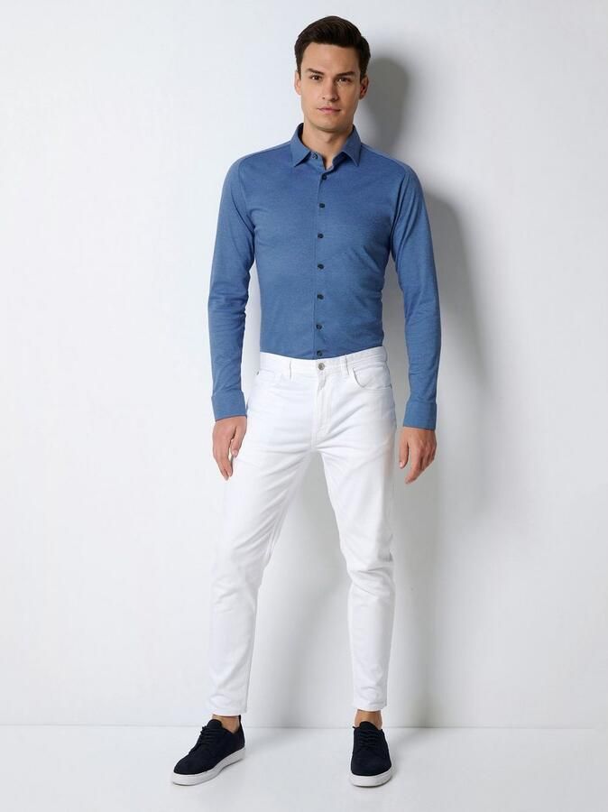 Desoto Overhemd met lange mouwen Casual Kent 1 1 Met een ronde hals - Foto 3