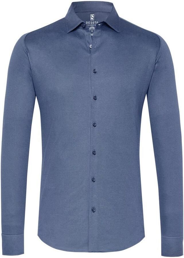 Desoto Overhemd met lange mouwen Casual Kent 1 1 Met een ronde hals - Foto 10