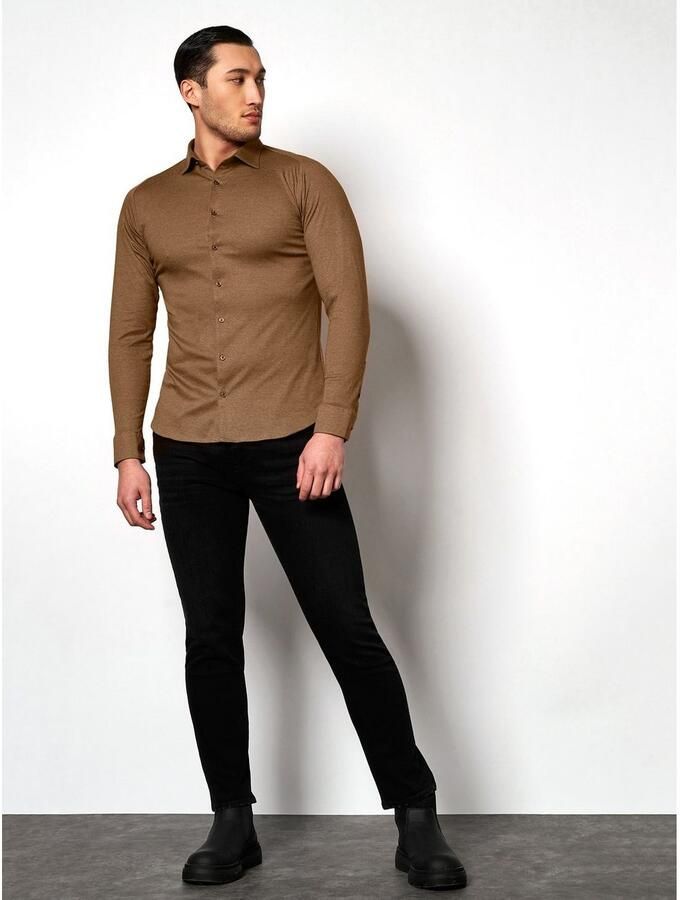 Desoto Overhemd met lange mouwen Casual Kent 1 1 Met een ronde hals - Foto 4