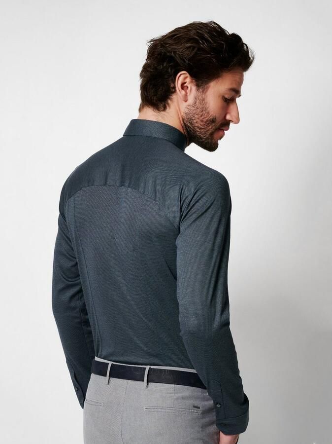 Desoto Overhemd met lange mouwen Casual Kent 1 1 Met een ronde hals - Foto 3