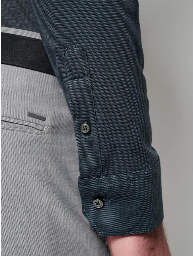 Desoto Overhemd met lange mouwen Casual Kent 1 1 Met een ronde hals - Foto 2