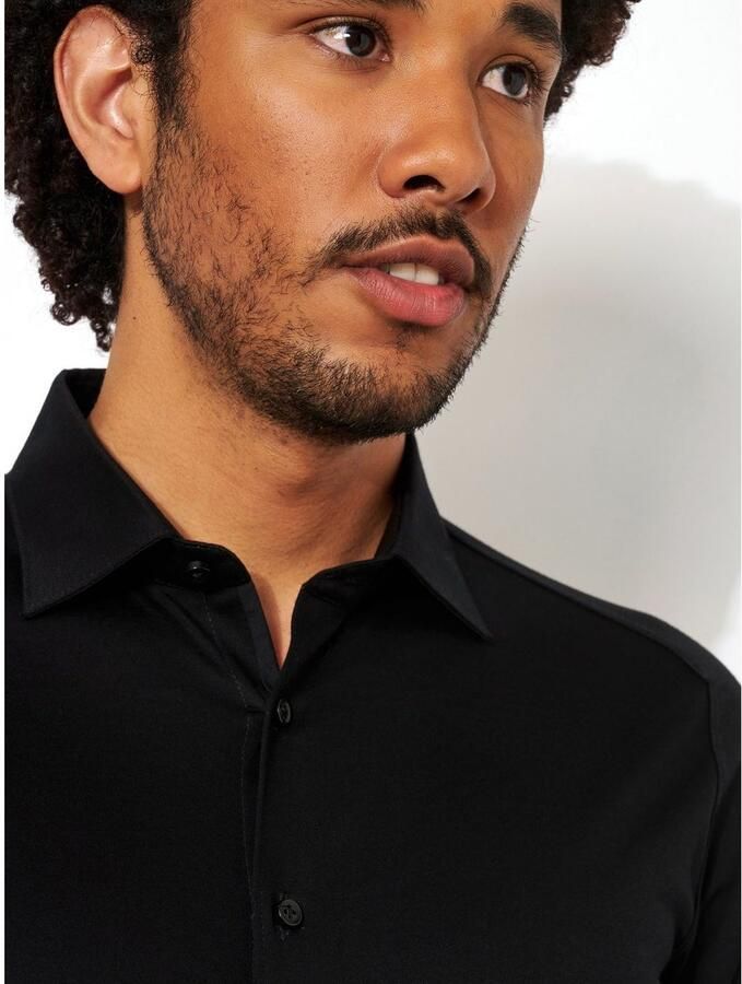 Desoto Overhemd met lange mouwen Jersey overhemd Casual Kent lange mouw - Foto 5