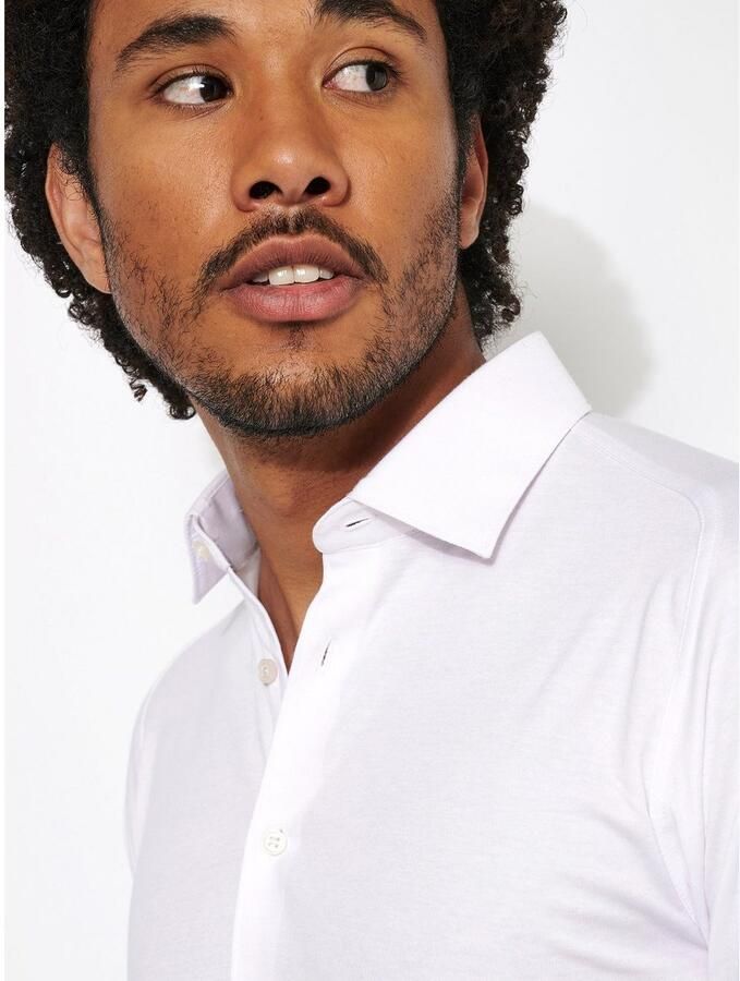 Desoto Overhemd met lange mouwen Jersey overhemd Casual Kent lange mouw - Foto 5