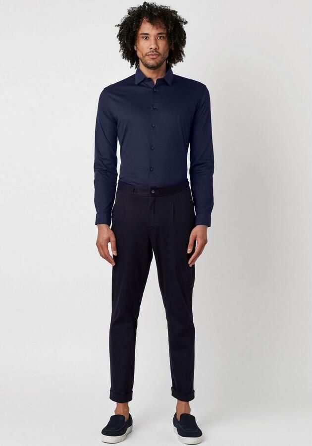 Desoto Overhemd met lange mouwen Jersey overhemd Casual Kent lange mouw - Foto 4