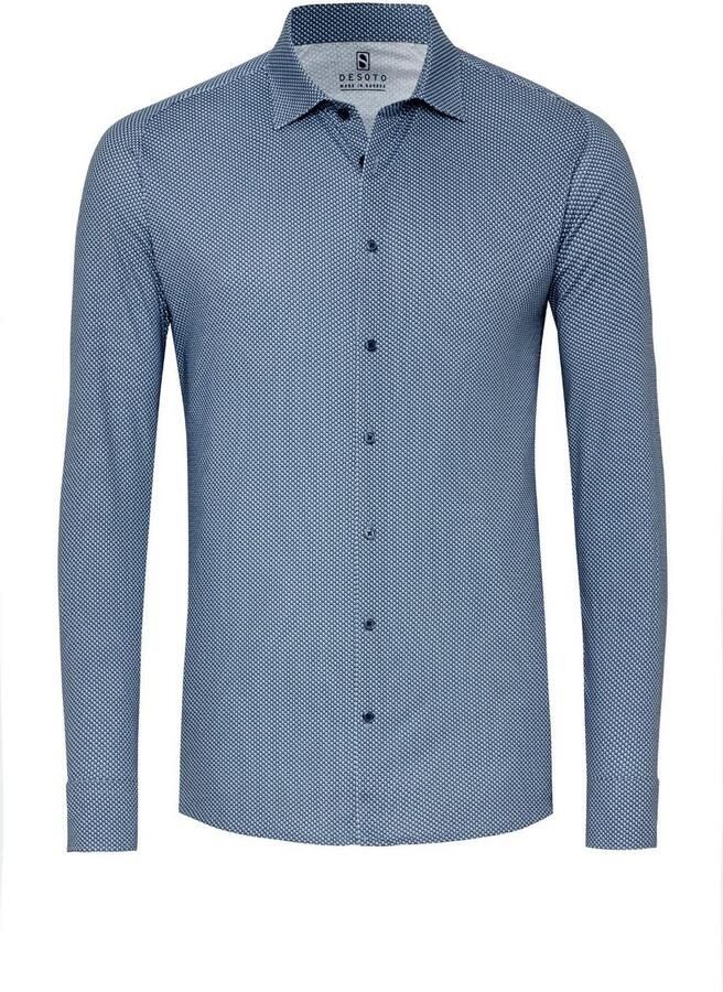 Desoto Overhemd met lange mouwen Kent 1 1 Met een ronde hals - Foto 2
