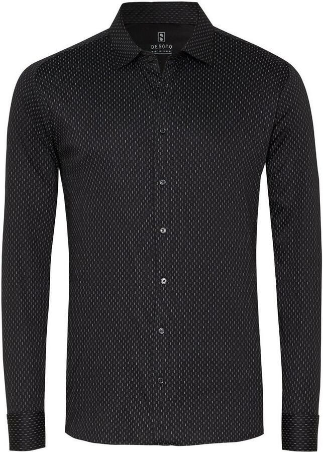 Desoto Overhemd met lange mouwen Kent 1 1 Met een ronde hals - Foto 2