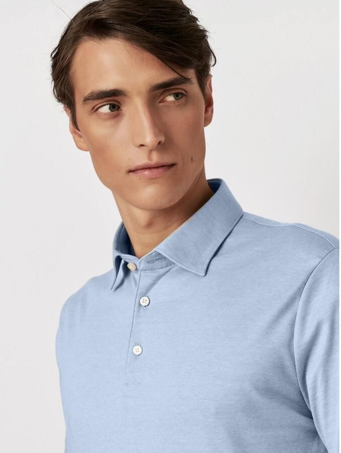 Desoto Poloshirt Jersey polo Essential Kent half lange mouw - Foto 3