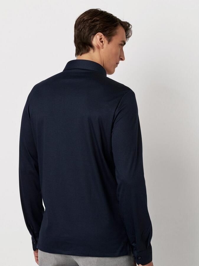 Desoto Poloshirt met lange mouwen Jersey polo Essential Kent lange mouw - Foto 2