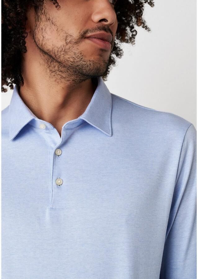 Desoto Poloshirt met lange mouwen Jersey polo Essential Kent lange mouw - Foto 3