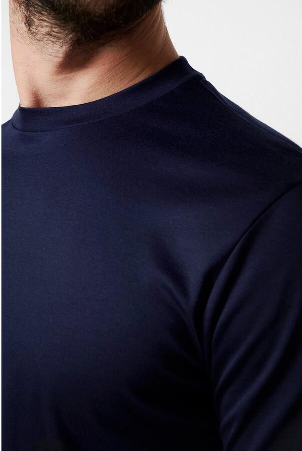 Desoto T-shirt Jersey T-Shirt Ronde hals half lange mouw - Foto 2