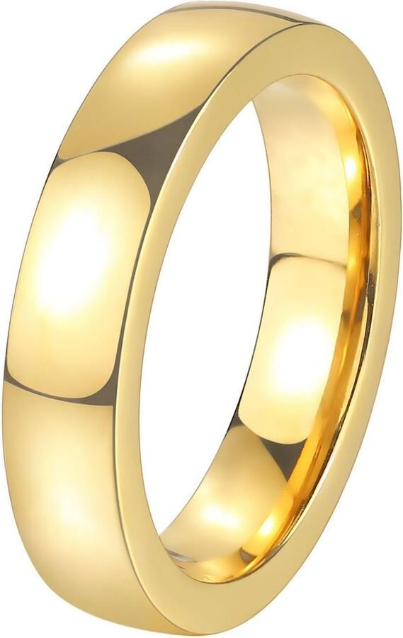 DOOSTI Trouwring Sieraden cadeau roestvrijstalen trouwring partnerring LIEBE - Foto 1