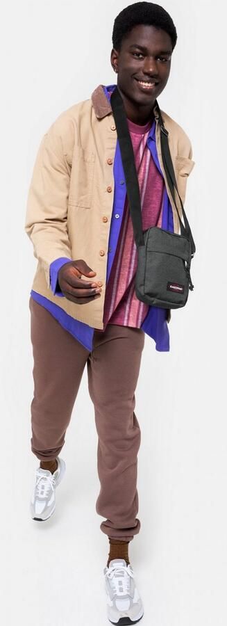 Eastpak Schoudertas THE ONE Black Denim bevat gerecycled materiaal(global recycled standard ) - Foto 8