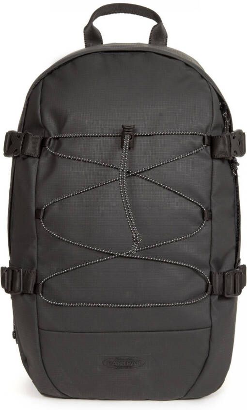 Eastpak Laptoprugzak BORYS Surfaced Black Bungee-touw bevat gerecycled materiaal (Global Recycled Standard)