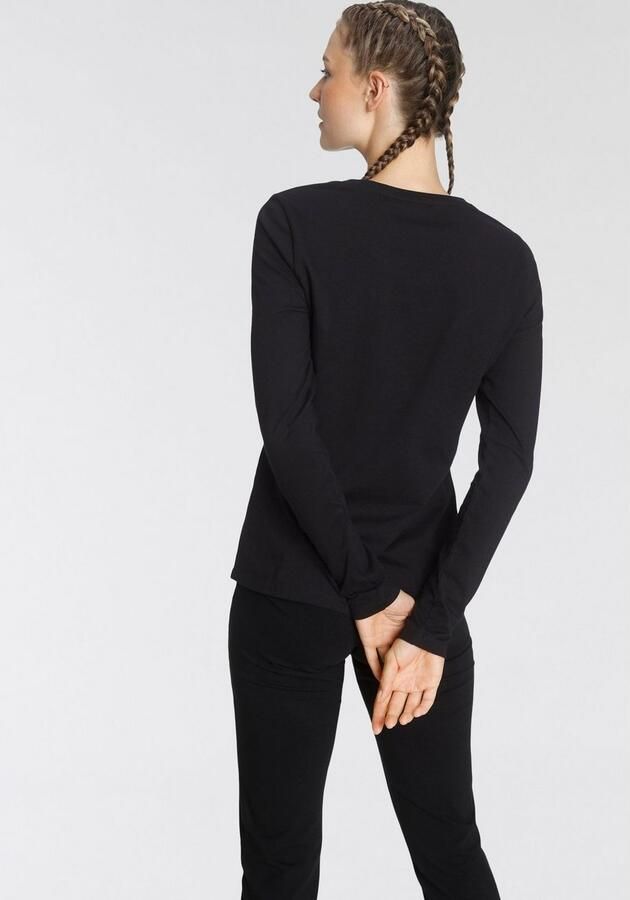 Eastwind Shirt met lange mouwen Lange mouw in basic-stijl ronde halslijn van katoen (Set van 3) - Foto 4