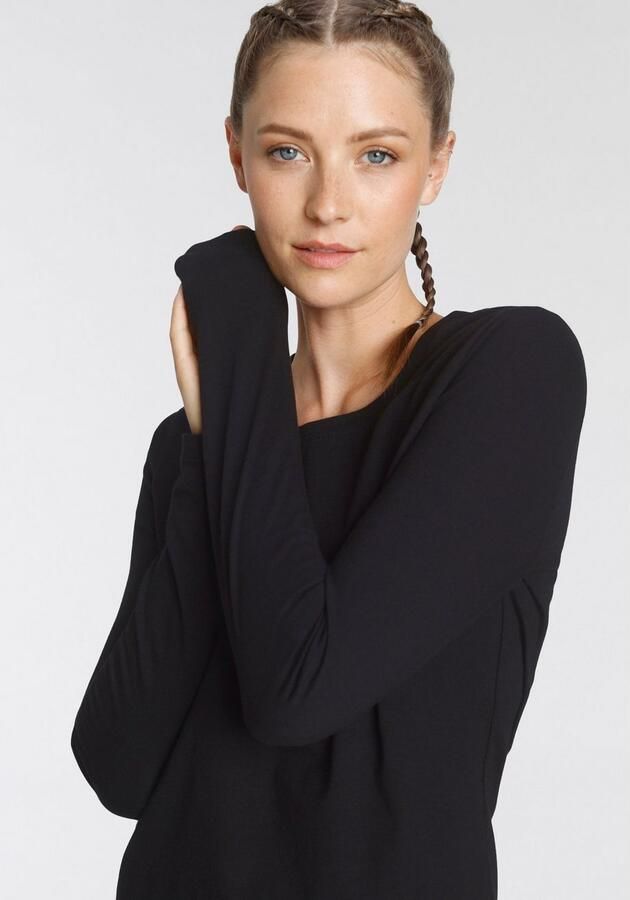 Eastwind Shirt met lange mouwen Lange mouw in basic-stijl ronde halslijn van katoen (Set van 3) - Foto 5