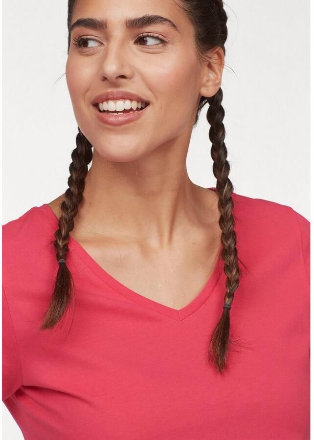 Eastwind T-shirt Korte mouw figuuraccentuerend van katoen in 3-pack (3-delig Set van 3) - Foto 3