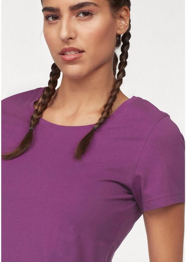 Eastwind T-shirt Korte mouw heup-lang voor vrije tijd van katoen (3-delig Set van 3) - Foto 5