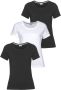 Eastwind T-shirt Korte mouw heup-lang voor vrije tijd van katoen (3-delig Set van 3) - Thumbnail 1