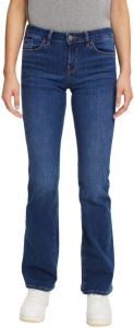 Edc by Esprit Bootcut jeans met donkerblauwe wassing