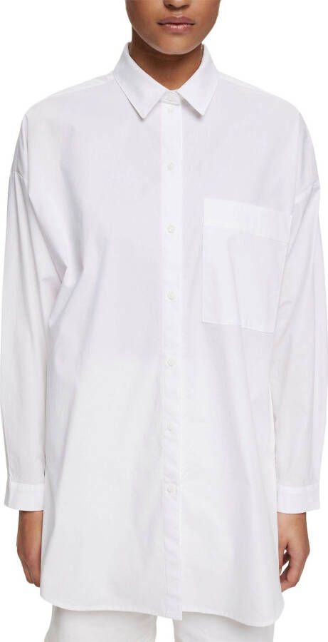 Edc by esprit Lange blouse met extra brede schouders