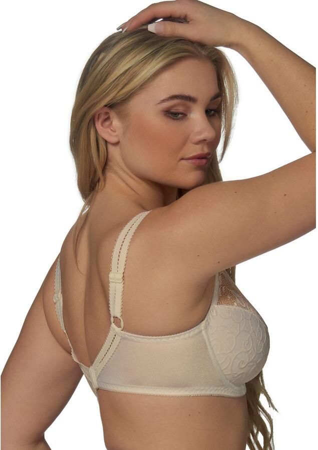 Elbrina Beugel-bh Embroidery brede bandjes zonder cup met beugel met kant vrouwelijk - Foto 4