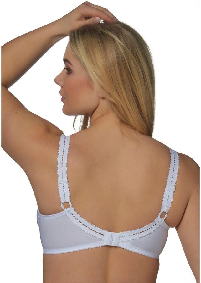 Elbrina Beugel-bh Embroidery brede bandjes zonder cup met beugel met kant vrouwelijk - Foto 4