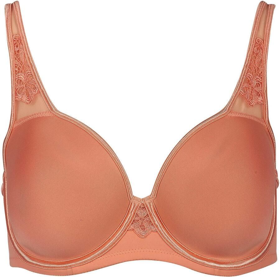 Elbrina Beugel-bh Spacer Bra voorgevormde cups brede bandjes met beugel met kant vrouwelijk