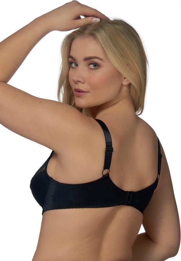 Elbrina Beugel-bh verstelbare bandjes zonder cup met beugel met kant met strik - Foto 4