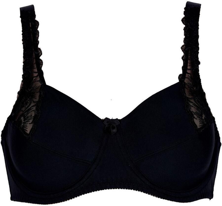 Elbrina Beugel-bh verstelbare bandjes zonder cup met beugel met kant met strik - Foto 3
