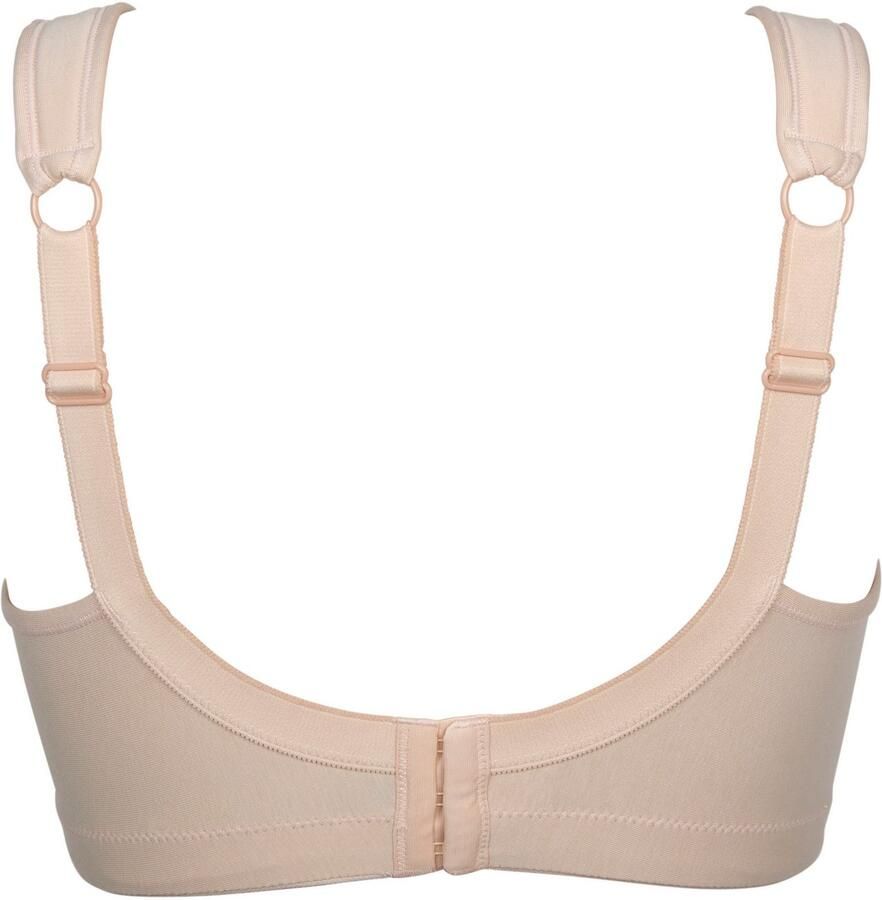 Elbrina Beugelloze-bh met kant met strik brede bandjes zonder beugel katoenmix (1-delig) - Foto 2