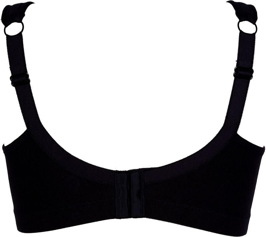 Elbrina Beugelloze-bh met kant met strik brede bandjes zonder beugel katoenmix (1-delig) - Foto 2