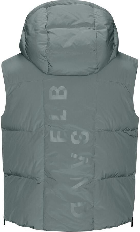 Elbsand Bodywarmer met grote logoprint op de rug - Foto 3