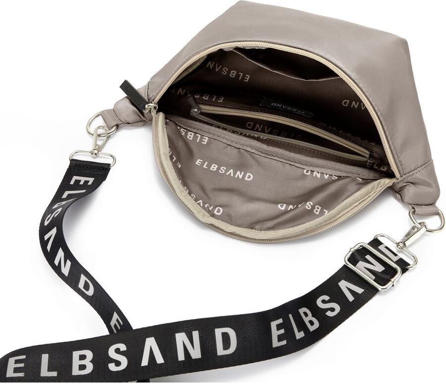 Elbsand Buiktasje Schoudertas Crossbody tas heuptas borsttas heuptas VEGAN - Foto 2