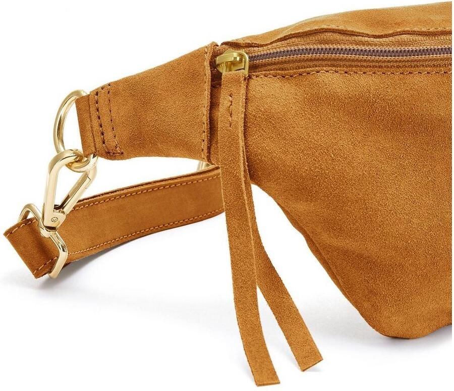 Elbsand Buiktasje Schoudertas van leer borsttas schoudertas crossbody bag