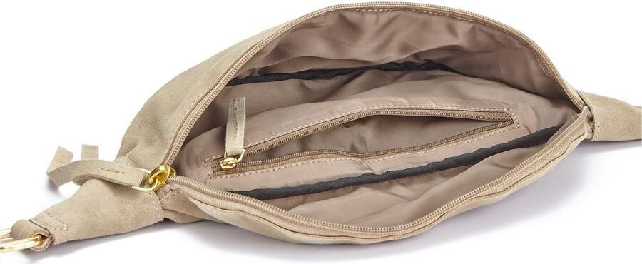 Elbsand Buiktasje Schoudertas van leer borsttas schoudertas crossbody bag - Foto 3