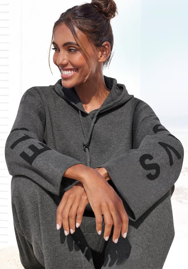Elbsand Capuchontrui Hoodie met geborduurd logo loungewear - Foto 6