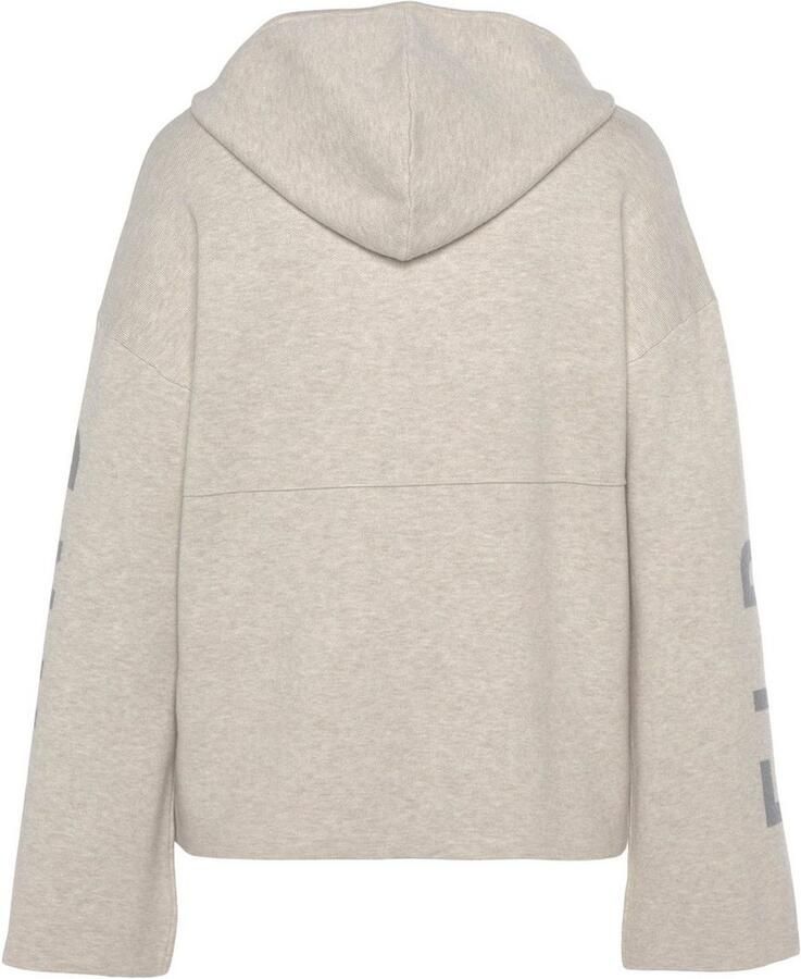 Elbsand Capuchontrui Hoodie met geborduurd logo loungewear
